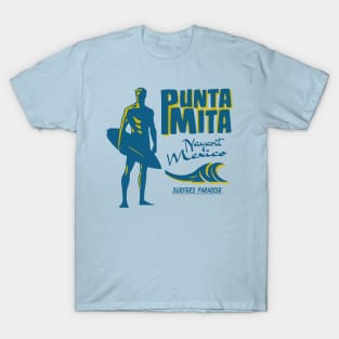 Punta Mita Surfer silhouette Vintage T-Shirt